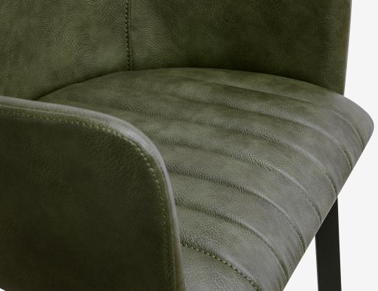Andorra Bar Stool Vintage Green Seat