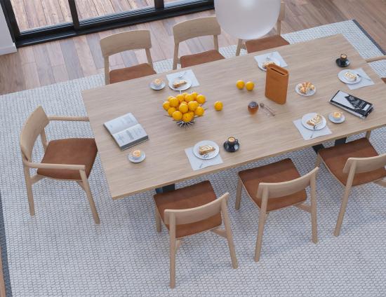Andi Armchair - Natural - Upholstered