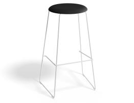 77cm Bar Height - Storm Grey Fabric Seat