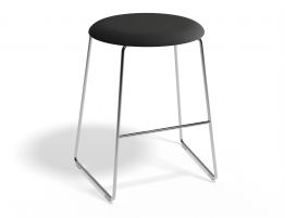 46cm Round / Anthracite Fabric Seat 