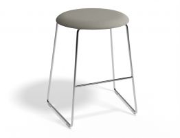 46cm Round / Light Grey Fabric Seat