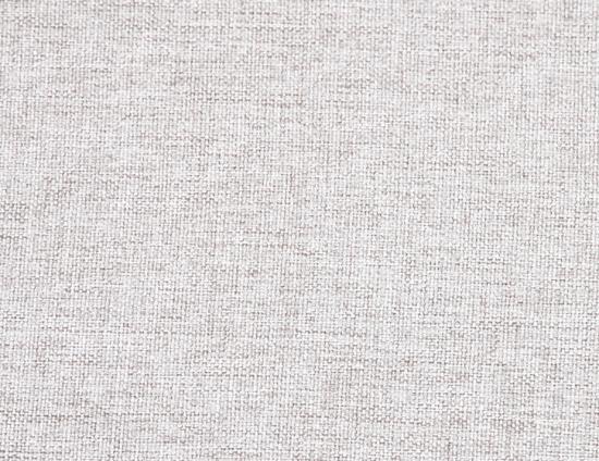 Hugo Low Stool - White - Fabric Seat