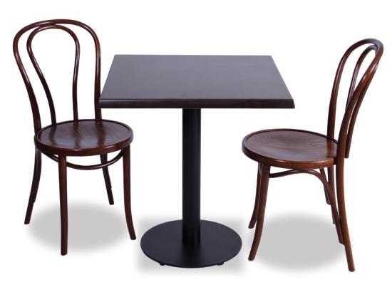 Metz Cafe Table Base - Black 720mm - Round Base
