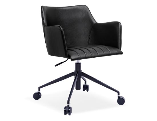 Andorra Office Armchair Vintage Black Seat