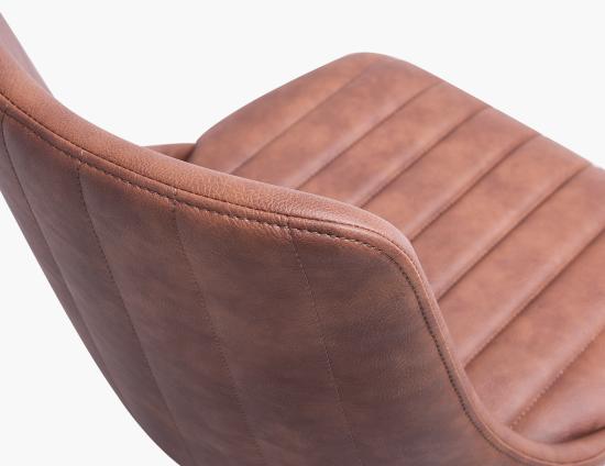 Andorra Office Chair Vintage Tan Seat