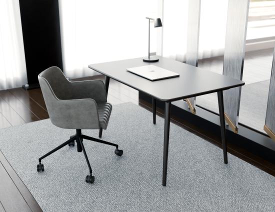 Andorra Office Armchair Vintage Grey Seat