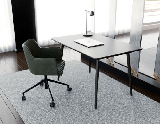 Andorra Office Armchair Vintage Green Seat