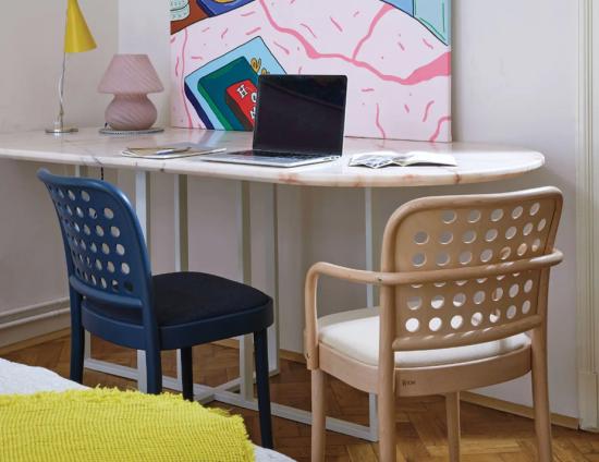 822 Chair - Upholstered seat - by TON