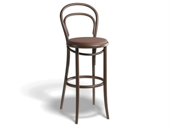 14 Kitchen Stool - Upholstered Seat - by TON