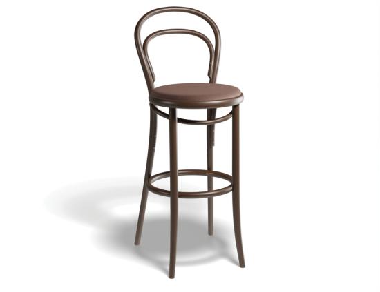 14 High Barstool - Upholstered Seat - by TON