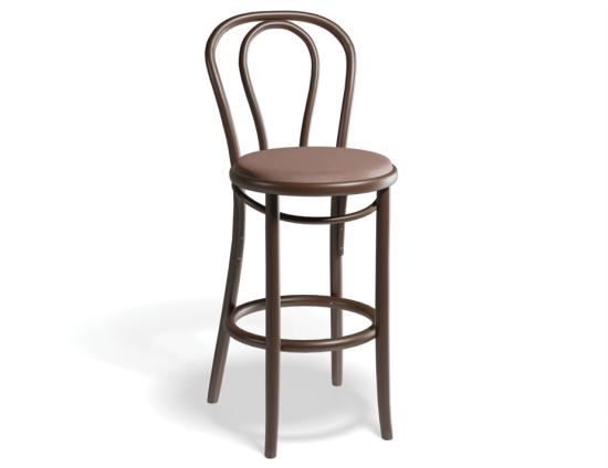 18 Kitchen Stool - Upholstered Seat - by TON