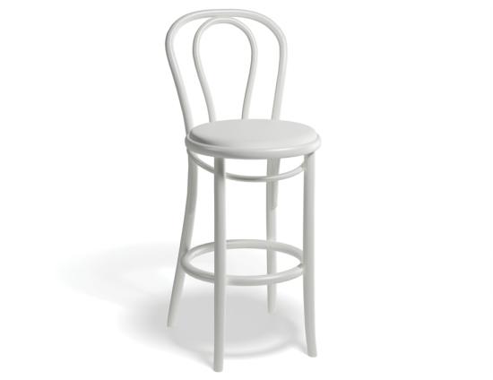18 Kitchen Stool - Upholstered Seat - by TON