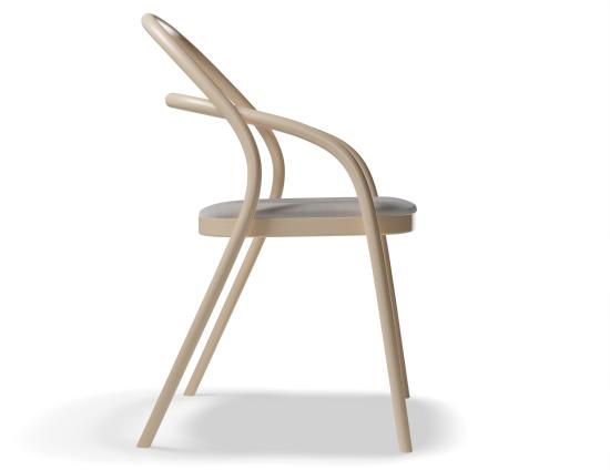 002 Chair - Upholstered Seat - by TON