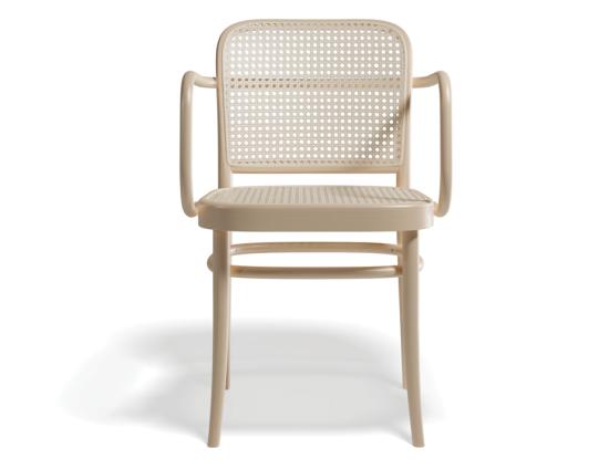 811 Hoffmann Armchair - Cane Seat - Cane Backrest - by TON