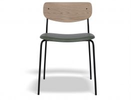 Green Vintage Vegan Leather Seat