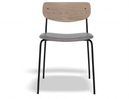 Grey Vintage Vegan Leather Seat
