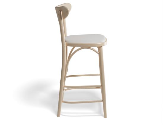 Banana Stool - Upholstered Seat - by TON