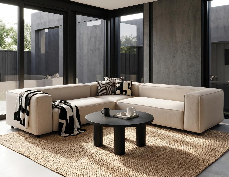 Dark House Corner Sofa New