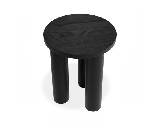 Orbix Round Side Table - Black