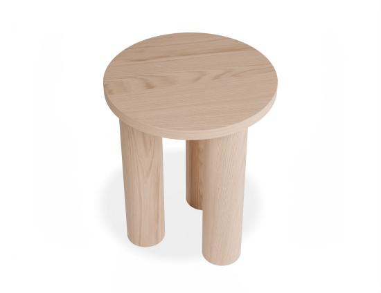 Orbix Round Side Table - Natural