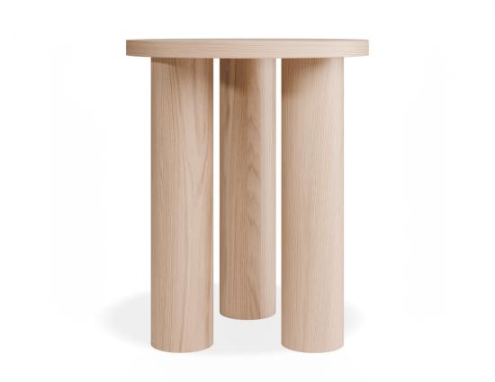 Orbix Round Side Table - Natural