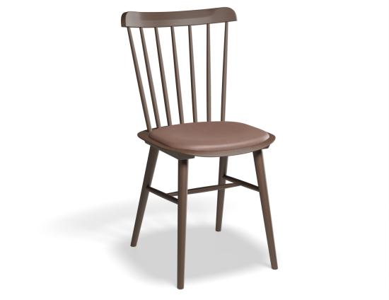 Ironica Dining Chair - Upholstered Seat - by TON