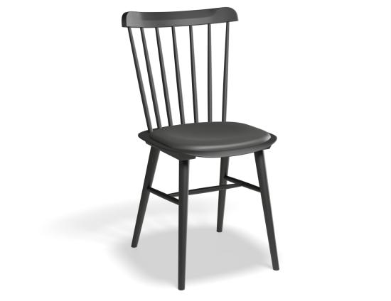 Ironica Dining Chair - Upholstered Seat - by TON