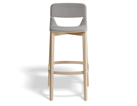 Leaf Stool - Upholstered Seat and Back - by TON