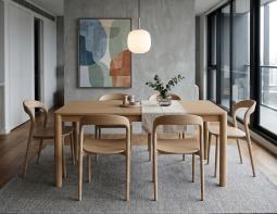 Nordica 160 Table Mia Chairs