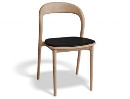 Vintage Black Vegan Leather Seat Pad