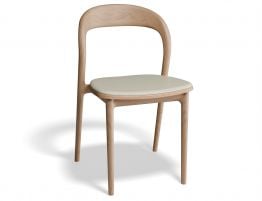 White Vegan Leather Seat Pad