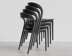 Mia Chair Stack Black Product 01