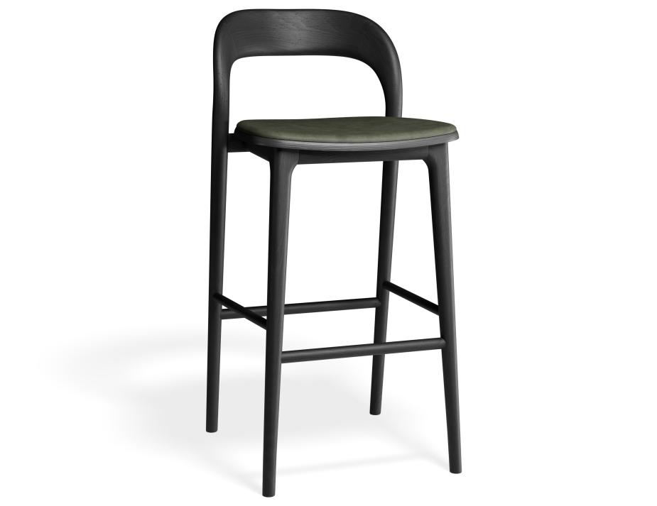P 1 Miav2 Barstool Black Green