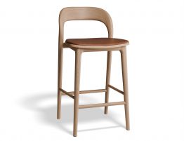66cm Seat Height Vintage Tan Vegan leather Seat Pad