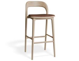 75cm Seat Height Vintage Tan Vegan leather Seat Pad