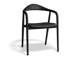 with Charcoal Fabric Seat Pad