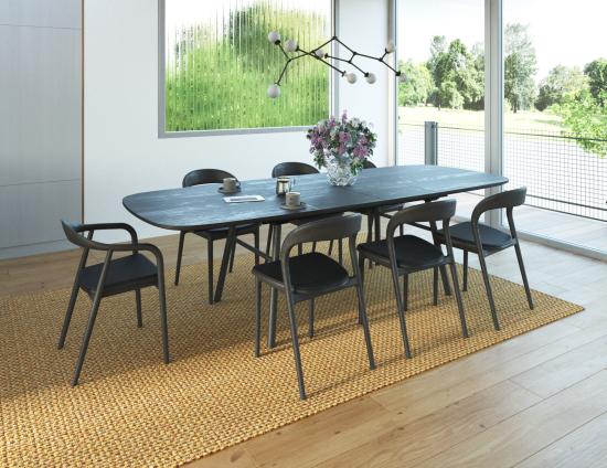 Arki Armchair - Black Ash with Pad
