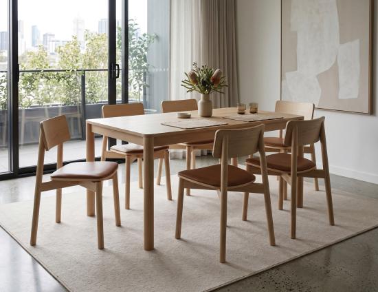 Nordica Dining Table - Solid Oak - 160 x 90cm