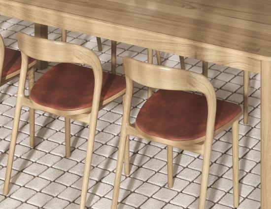 Nordica Dining Table - Solid Oak - 160 x 90cm