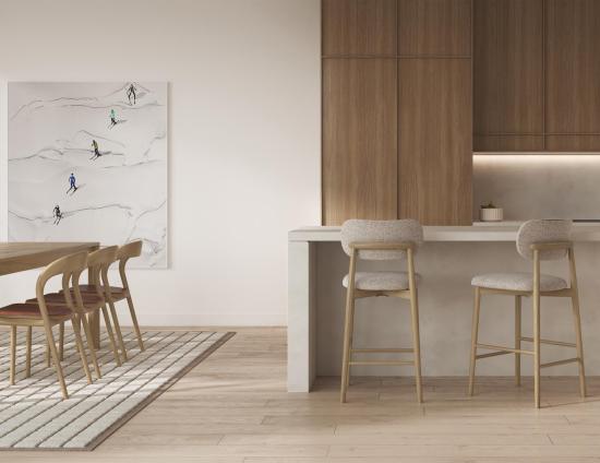 Nordica Dining Table - Solid Oak - 160 x 90cm
