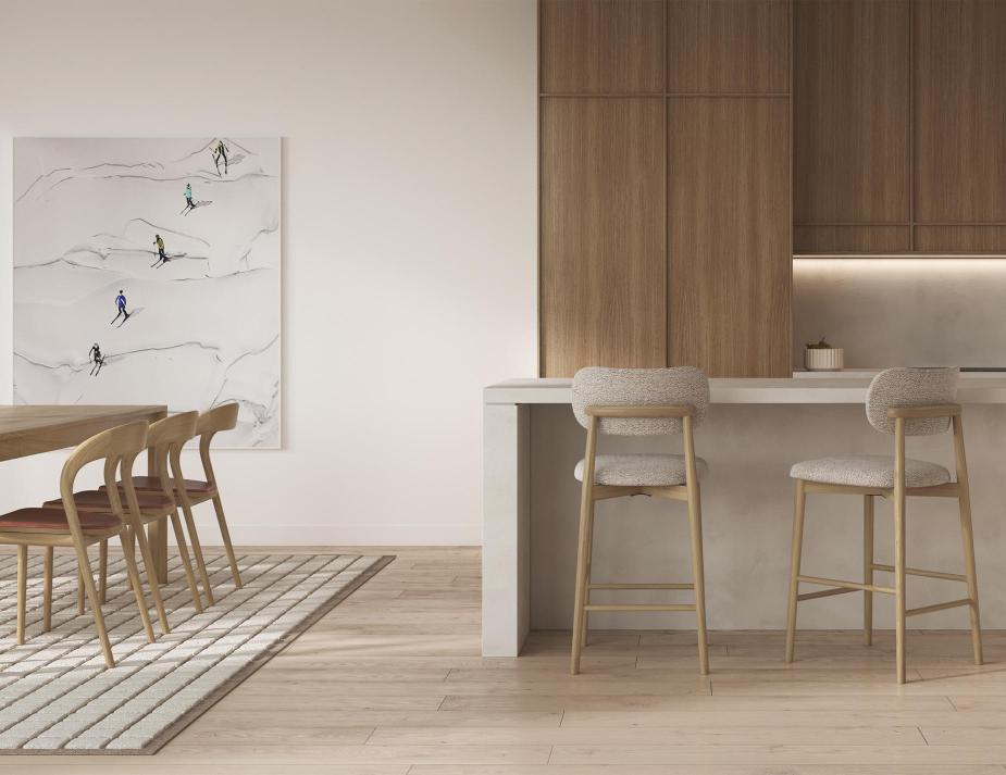 Nordica Dining Table Mia Dining Chair Tan Oskar Kitchen Stool Ivory 05