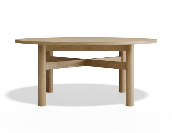Nordica Coffee Table - Round - Solid Oak - 96Dia