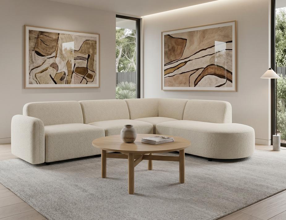 Boucle Sofa Modern Atticus