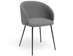 P 1 Henley Chair Metalleg Sohogrey Black