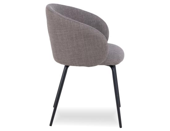 Henley Dining Chair - Black Legs - Soho Grey Fabric 