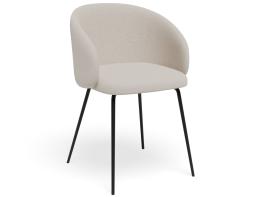 P 1 Henley Chair Metalleg Beigefawn Black