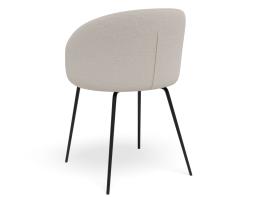P 2 Henley Chair Metalleg Beigefawn Black1