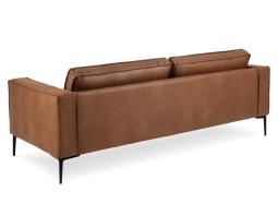 Enzo Tan 3 Seat Sofa Back