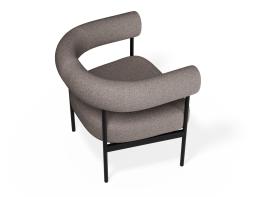 P 5 Marlowe Loungechair Black Oyster