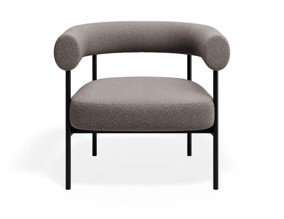 P 4 Marlowe Loungechair Black Oyster